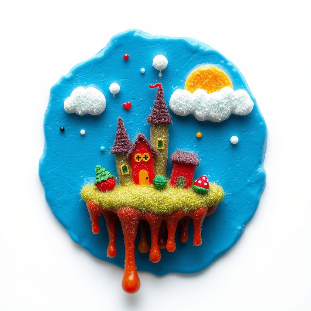 Whimsical Dripping Creatures