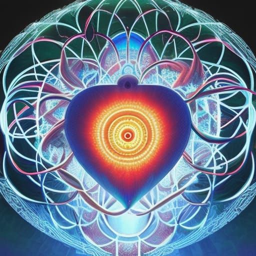 Torus Heart pendant