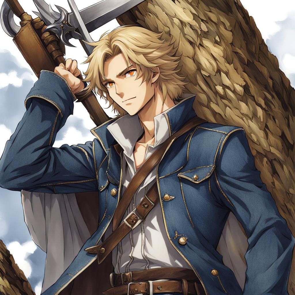 Denim Powell in Anime Style Casual Outfit