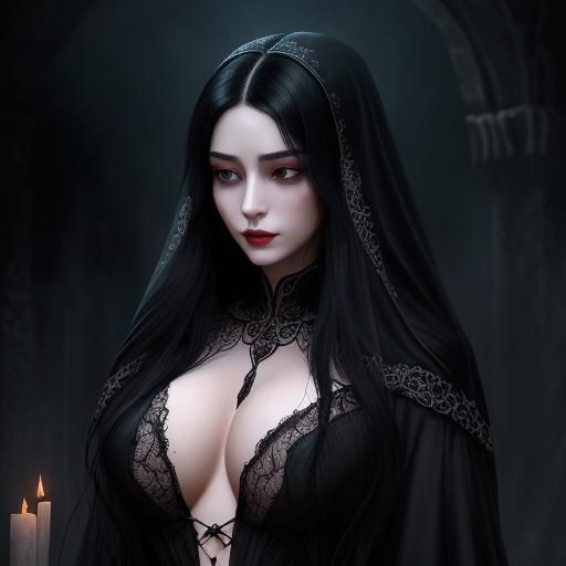Vampire Bride in Ravenloft's Darkness