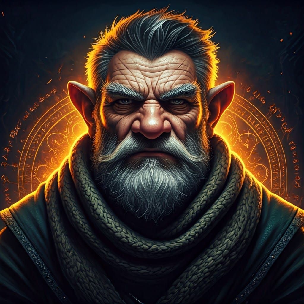 Grizzled Gruff Gnome Clockwork Sorcerer