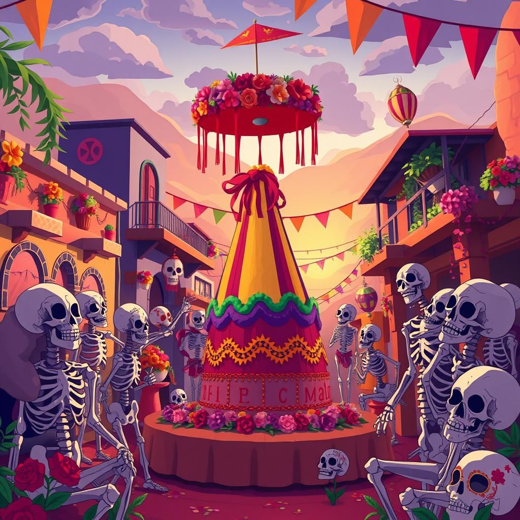 Vibrant Manga Day of the Dead Celebration