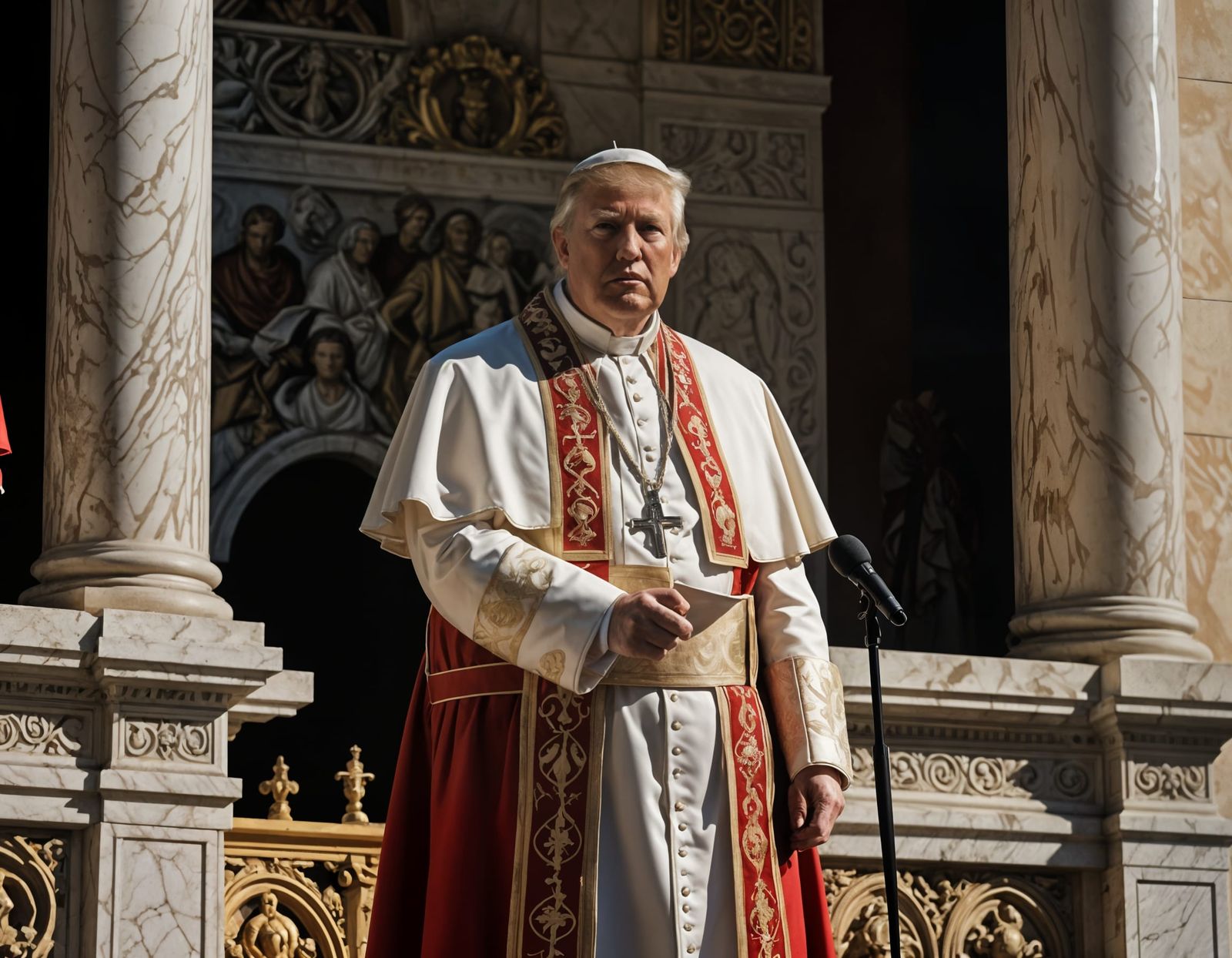 Donald Trump as Pope: A Solemn Moment in a Parallel History