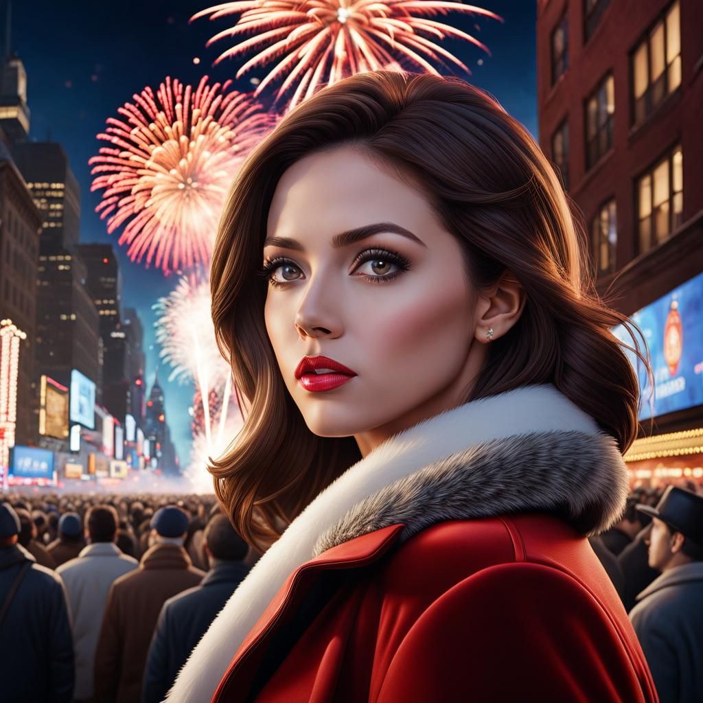 New Year's Eve Portrait in New York