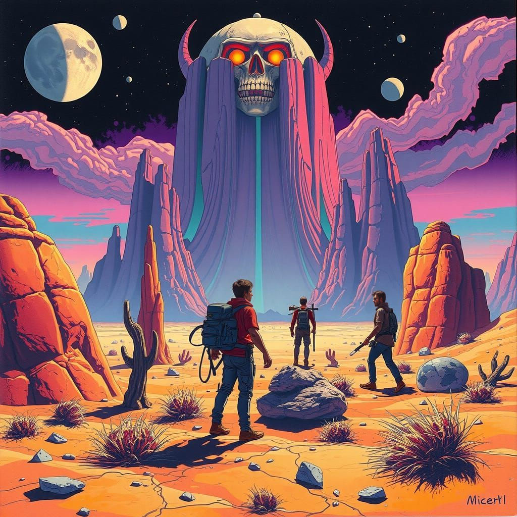 The Desert Tyrant: A Retro-Futuristic Computer Game Vision