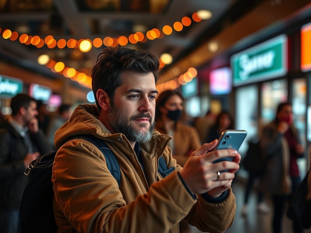 Man Shares Moment on Social Media Platform