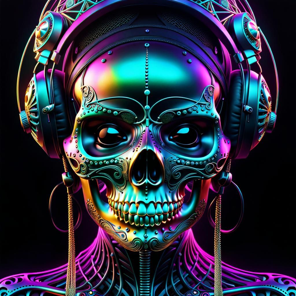 Robotic Cyber Skull