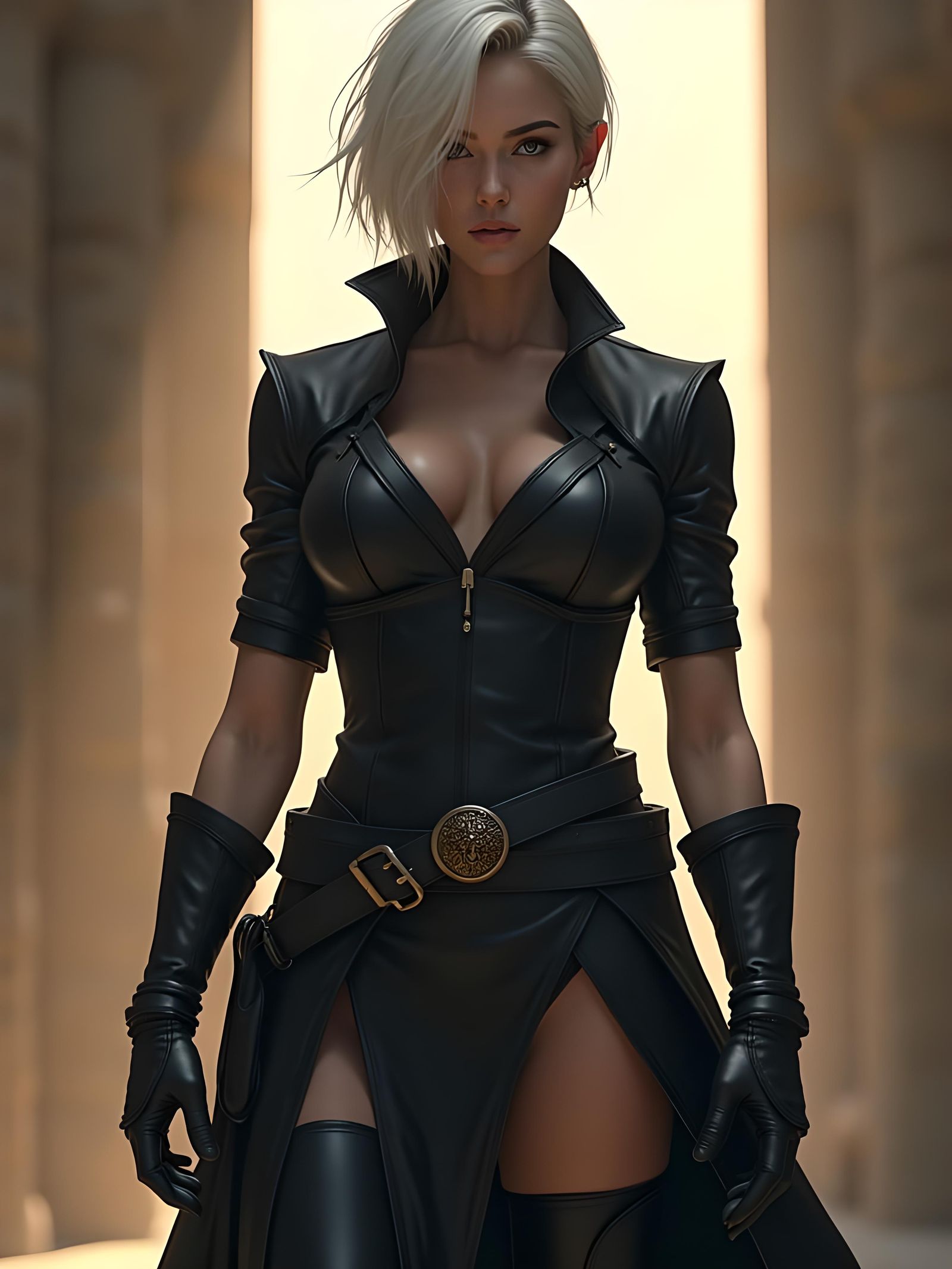 Female Warrior in Hall of Light