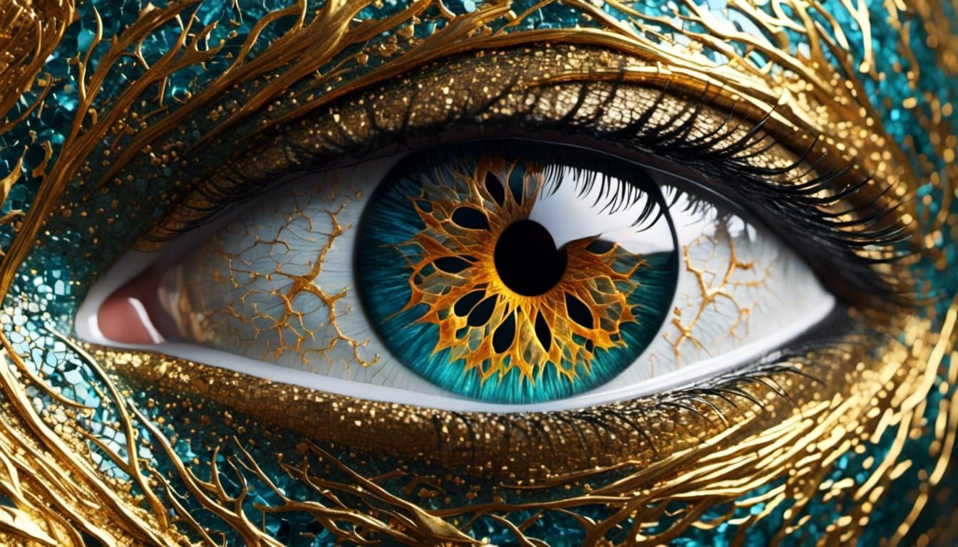 Striking Close-Up of a Human Eye