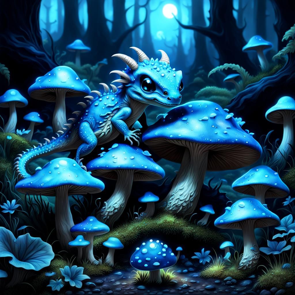 Cute dragon (a little bit angry)