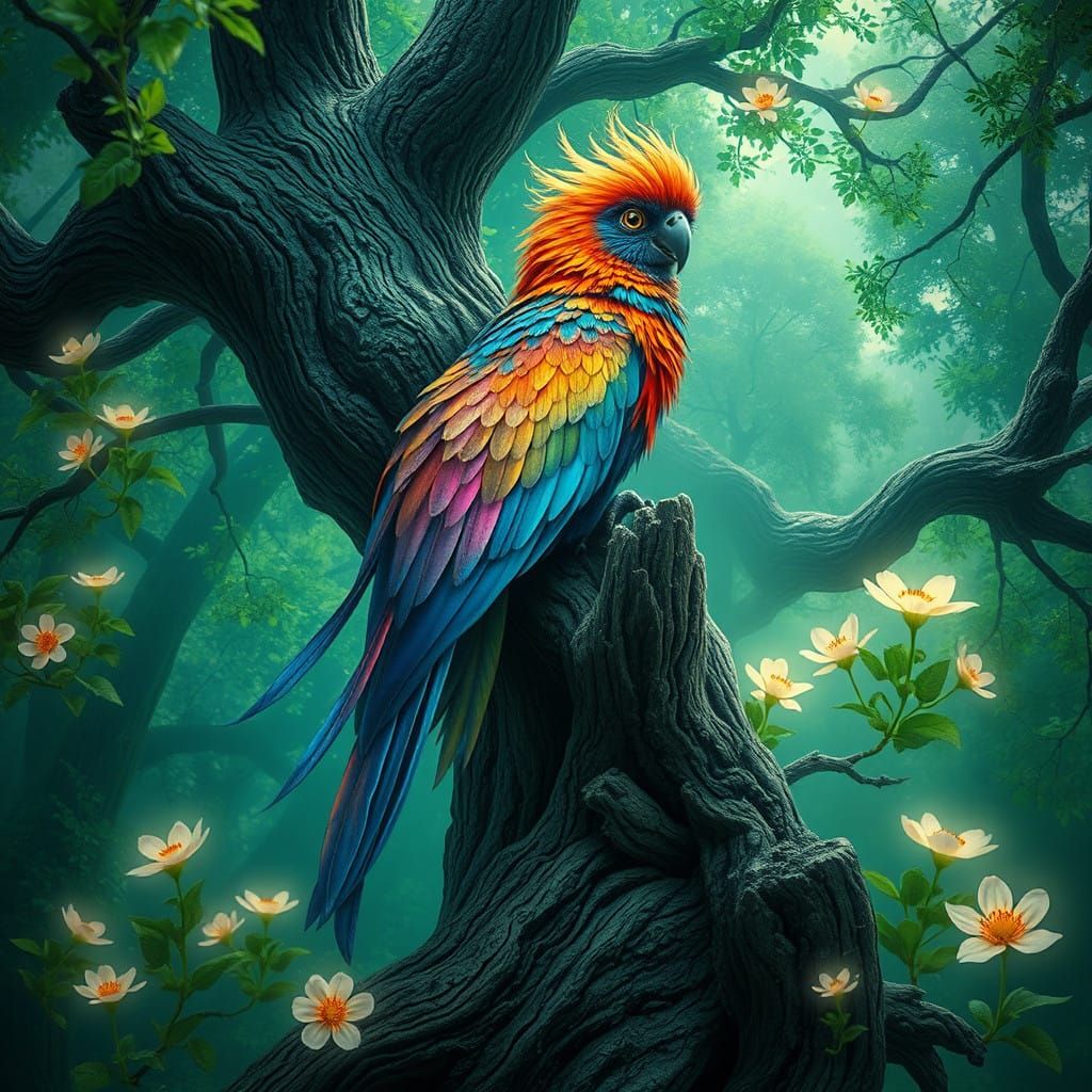 Mystic Anytos Amidst Emerald Forest