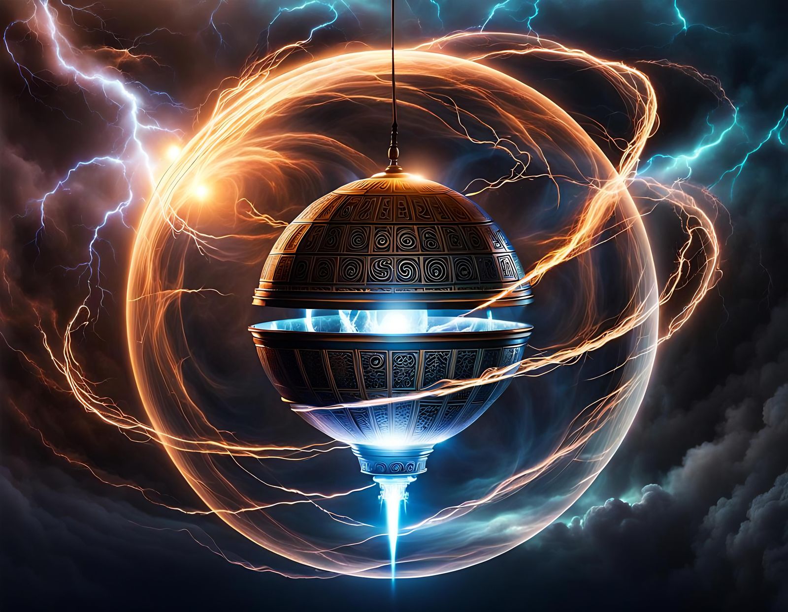 A modern alien orb from the future