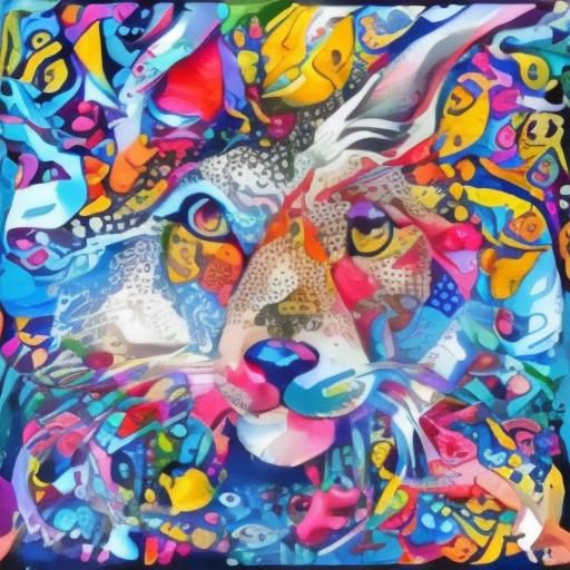 Simple AI-Generated Image of a Rabbit