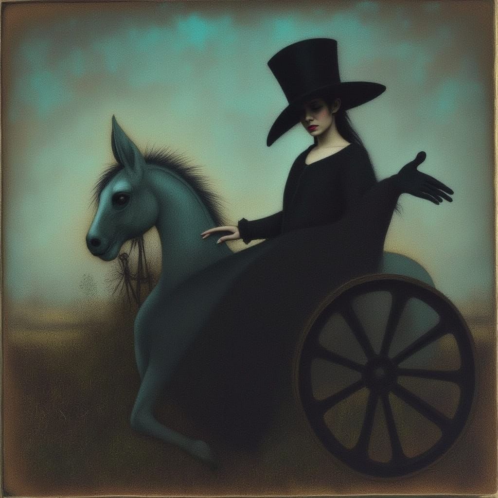 Because I could not stop for Death, she kindly stopped for me...