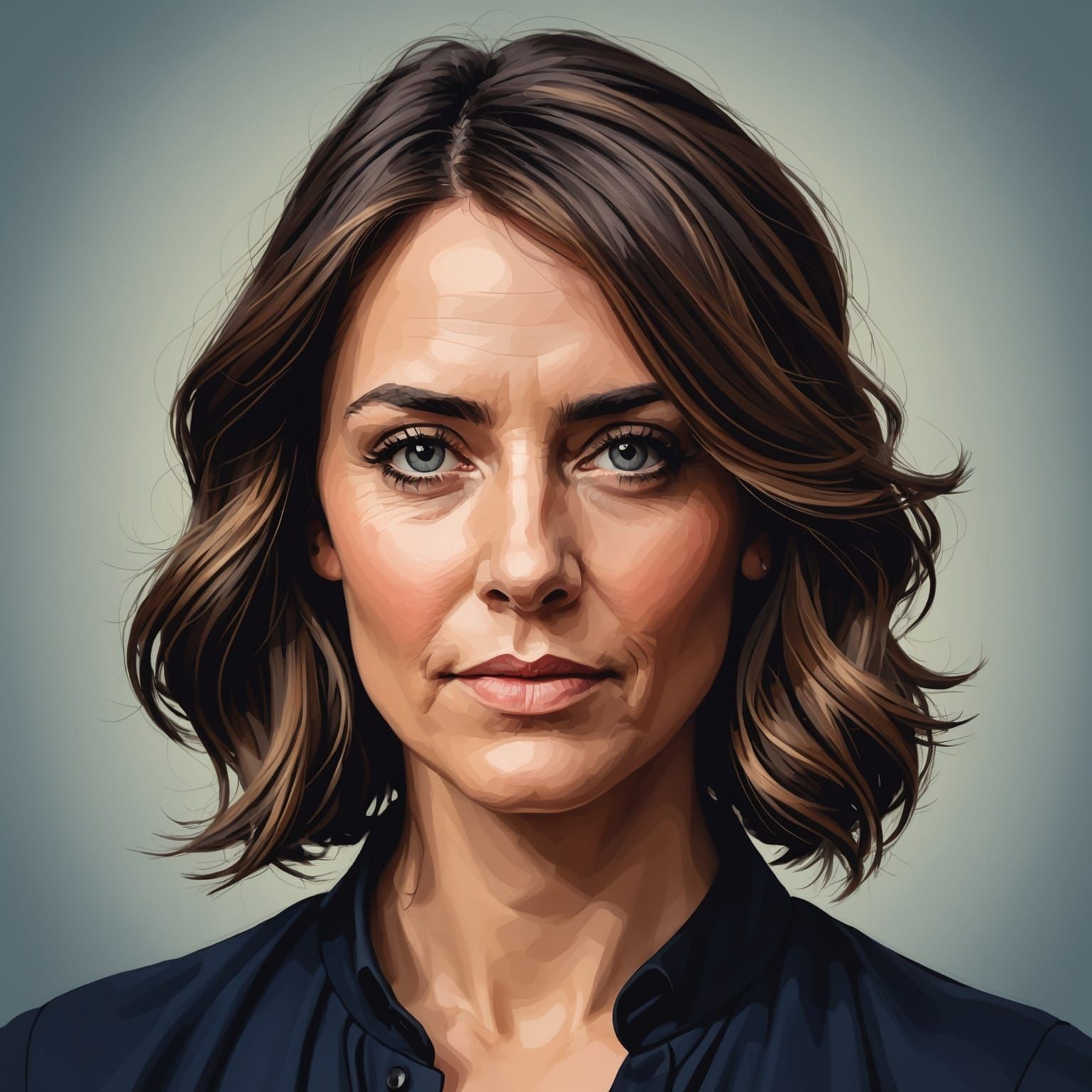 AI Generated Portrait of a Woman