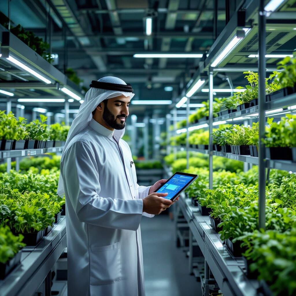 Future Seed: Solar Greenhouse in Syd Mead Style