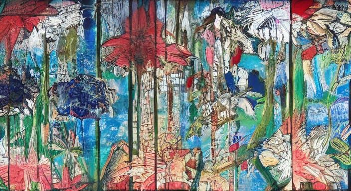 Muted Color Palette Landscape in Soft Focus