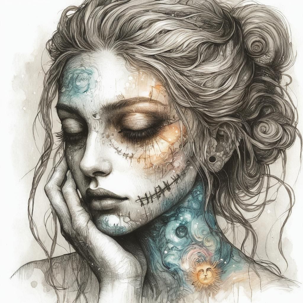 Abstract Dreamscape: An AI Generated Image