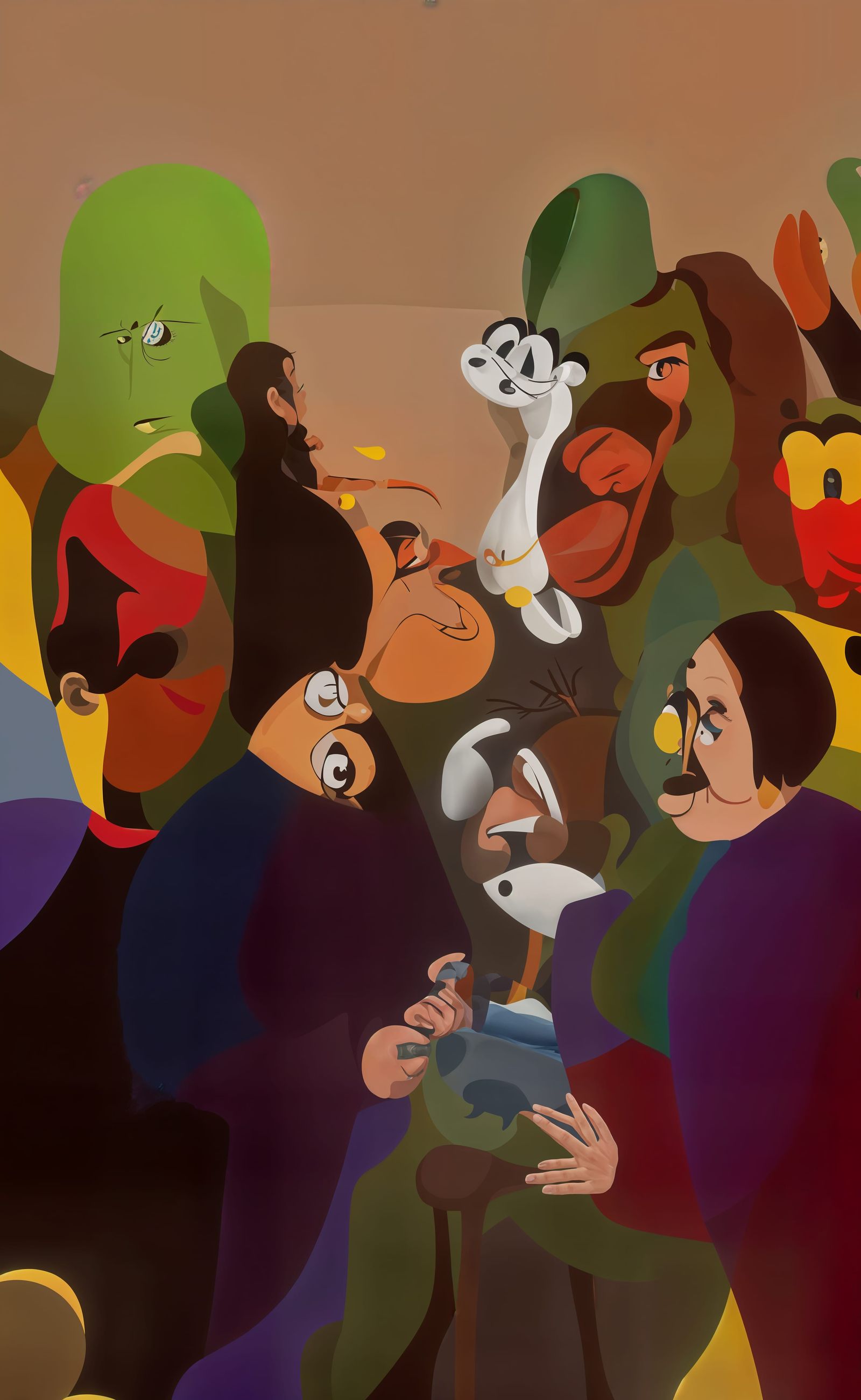 Scene at a Sales Desk, for something, somewhere, somewhen, s...