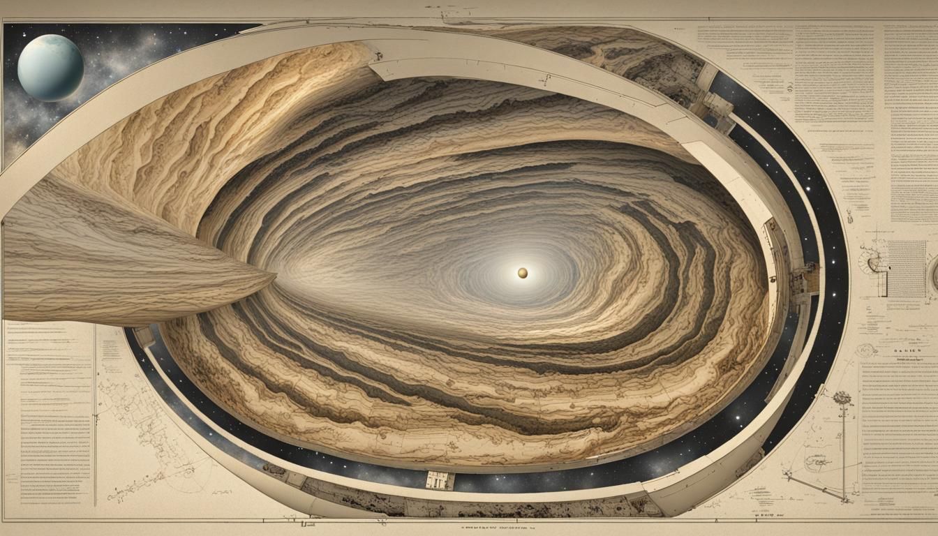 A-Shaped Spaceship Glides Through Cosmic Expanse