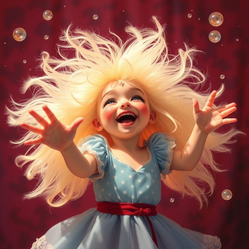 Radiant Mischief: An AI Generated Delight