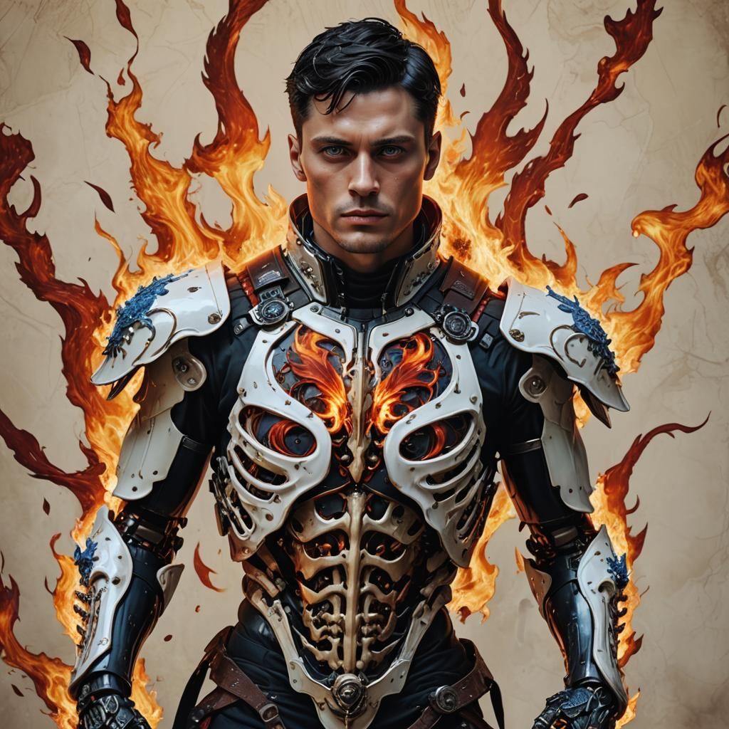Bone and Flames Armor