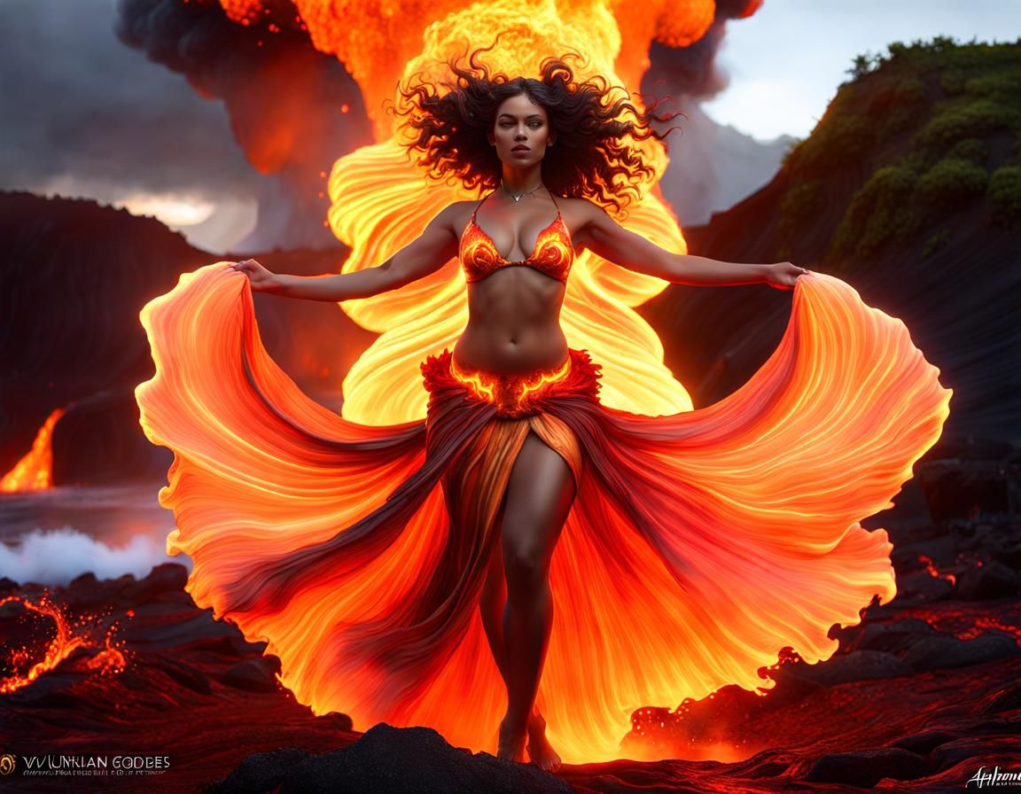 Pele, Hawaiian Goddess of Volcanoes