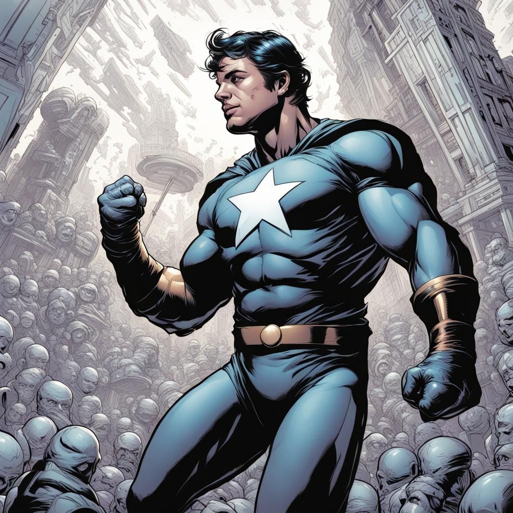 Dynamic Comic Book Art Illustration