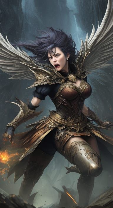 Angry Goddess of the Elements