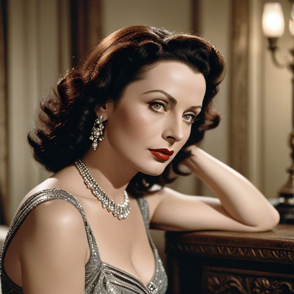 Hedy Lamarr: An AI Interpretation