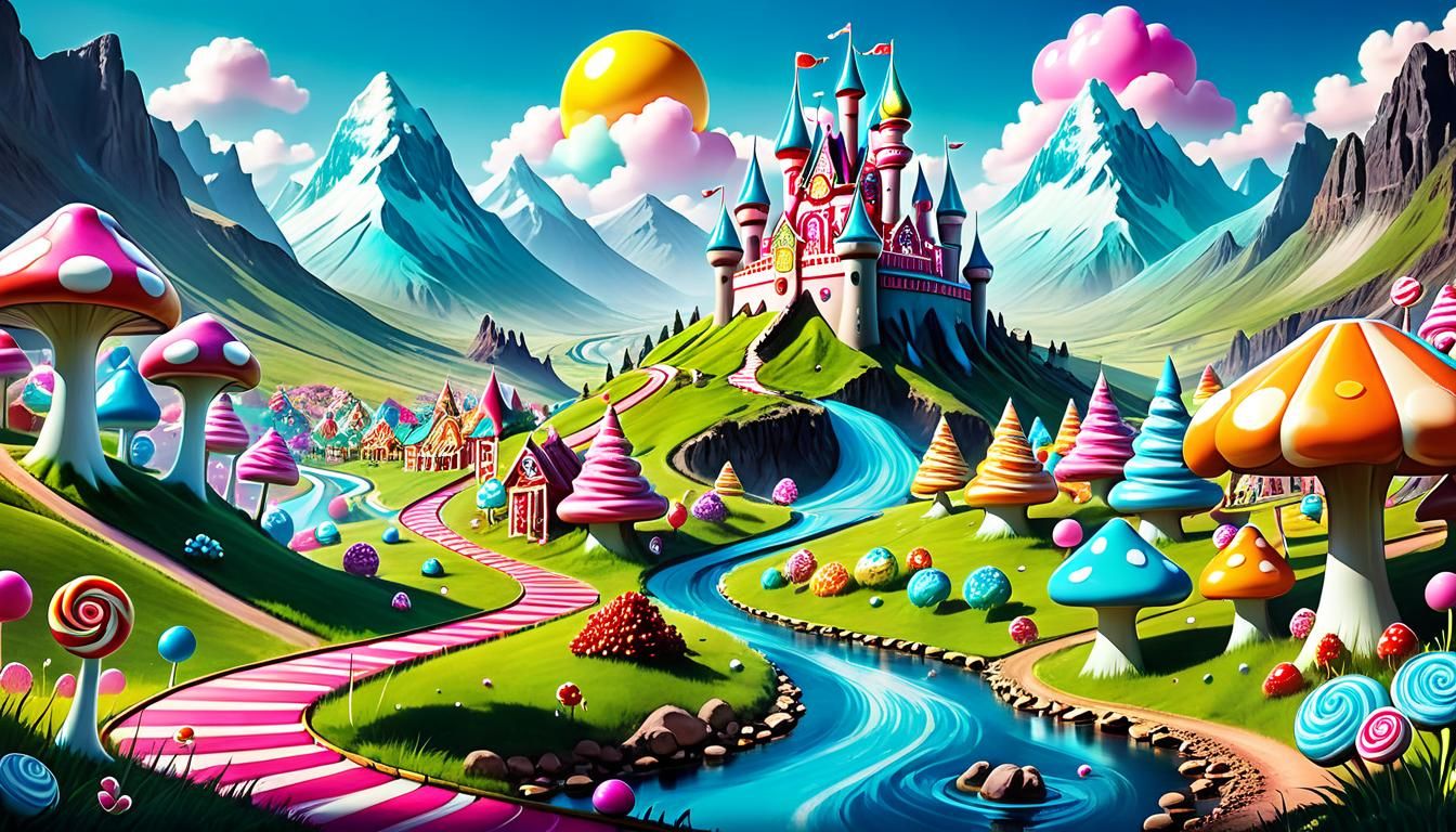 Whimsical and Magnificent Candy Land