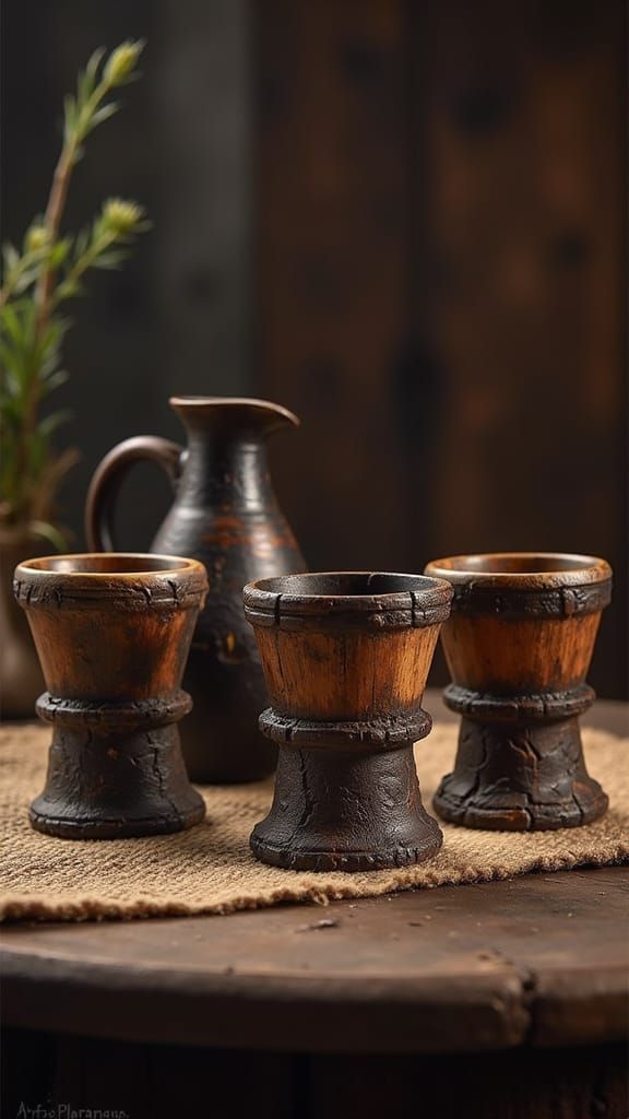 Viking Feast in Ancient Nordic Tradition