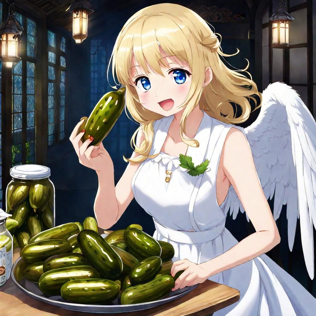 SerAngel with pickles