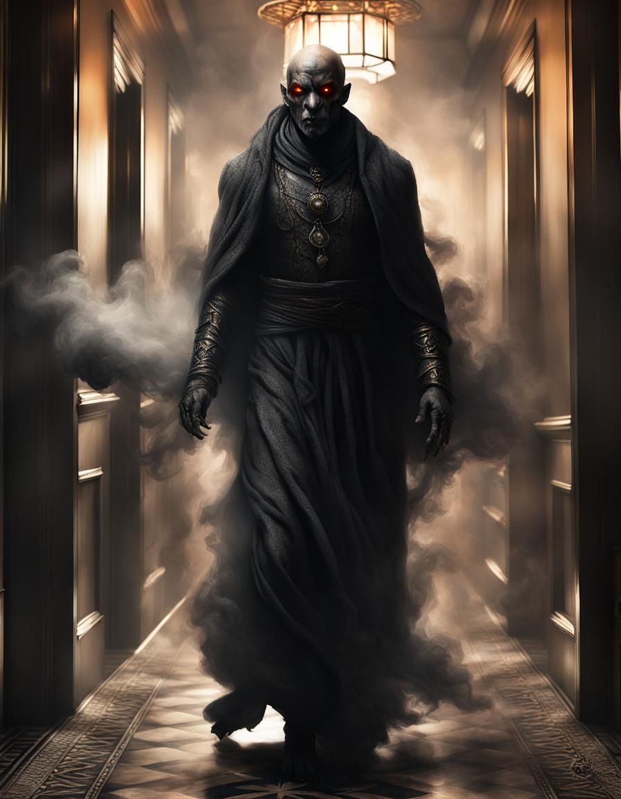 Enenra in the hallway