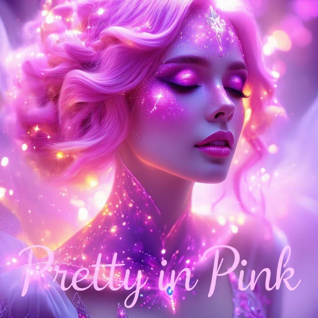 Pretty in Pink: Text Overlay Image