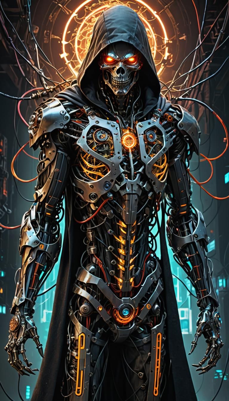 Skull smasher villain cyborg