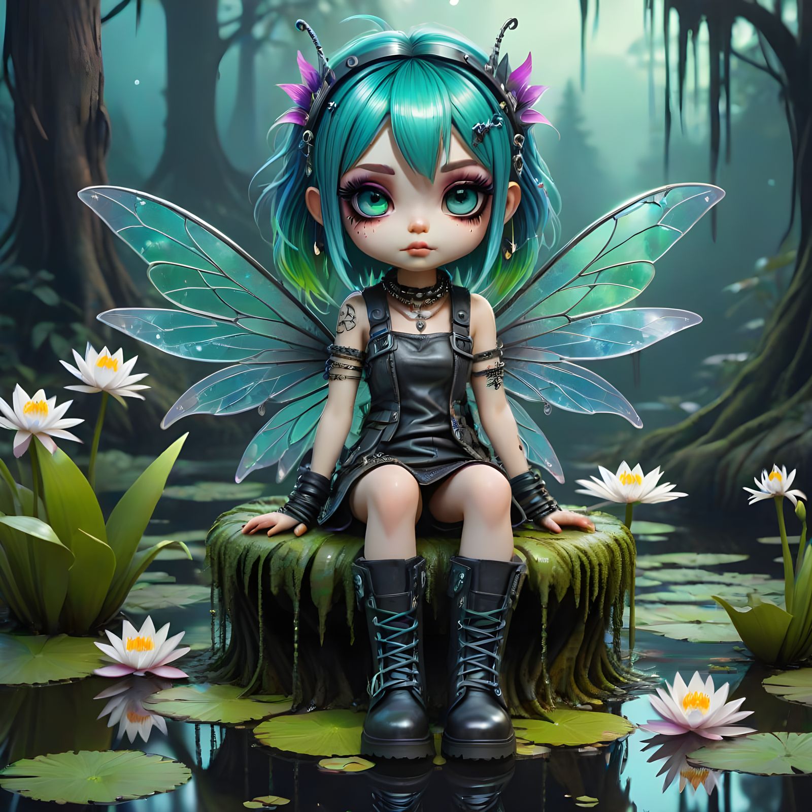 Punk Chibi Cyber Fairy 02