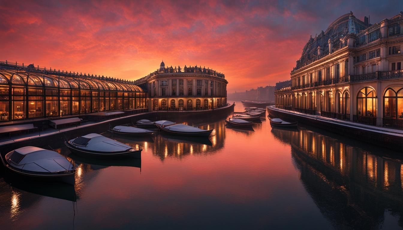 Surreal Landscape with Astronomical Data