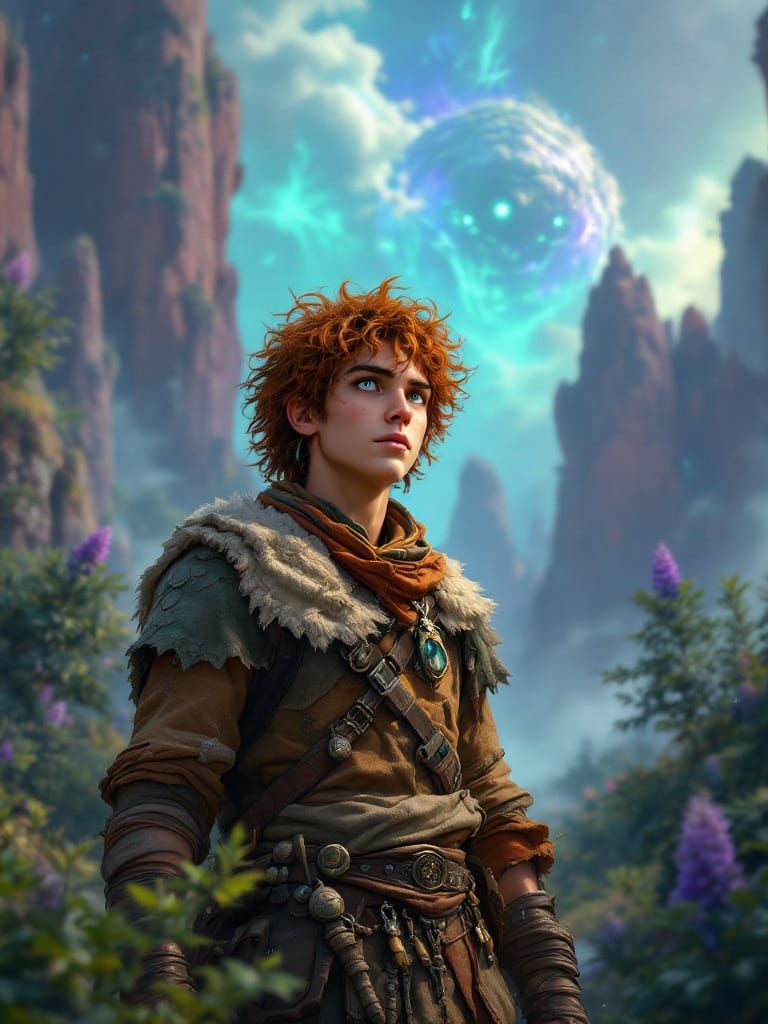 Mystical Alien World Unfolds for Young Adventurer