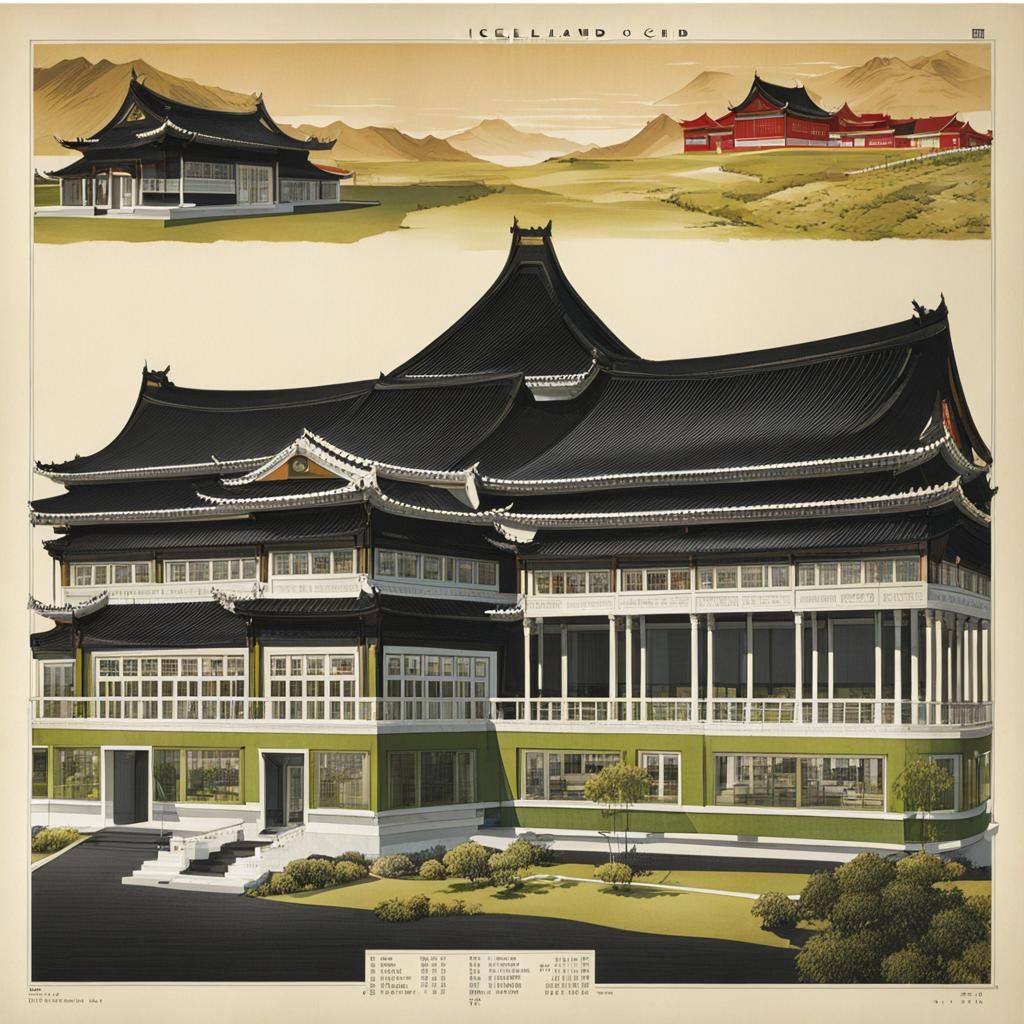 Icelandic and Chinese Architectural Fusion