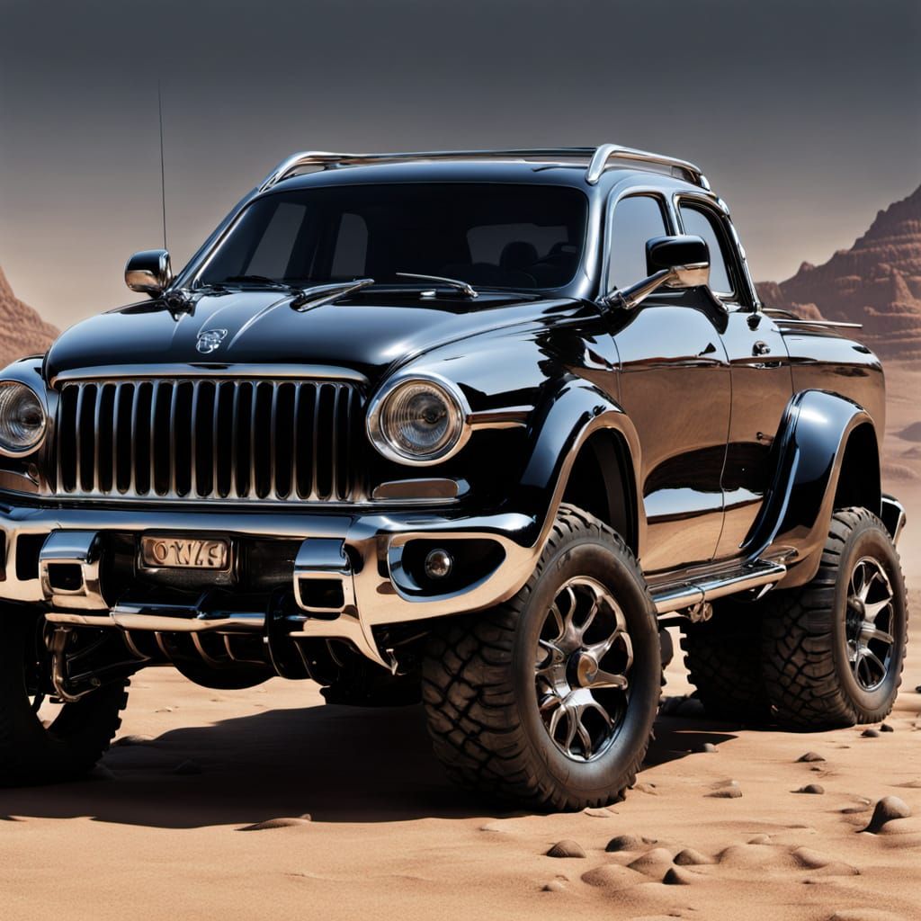 Grimdark Chrome: An AI Generated Image