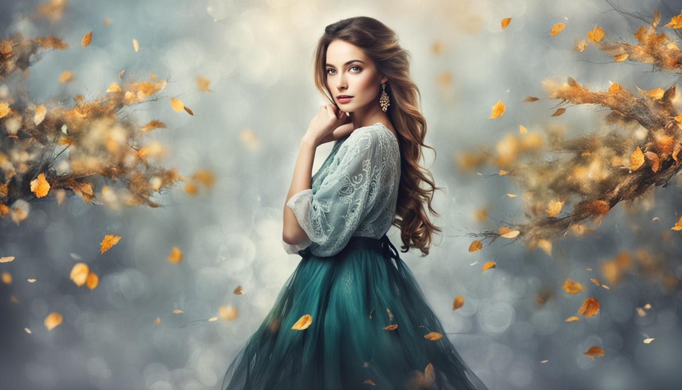 Striking Portrait of a Beautiful Woman