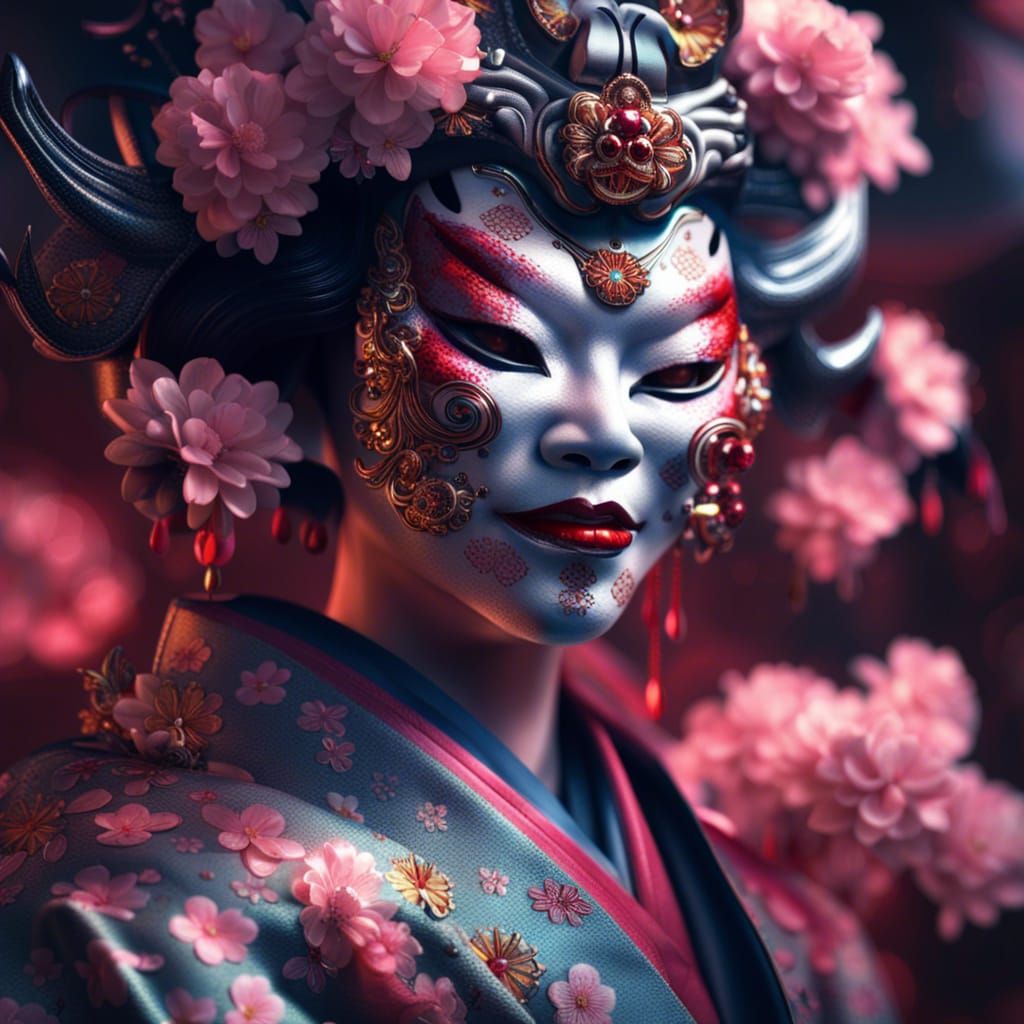 Cherry Blossom Geisha III