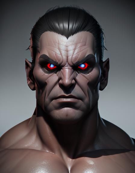 Evil man, beautiful evil face and evil eyes, evil skin,  evi...