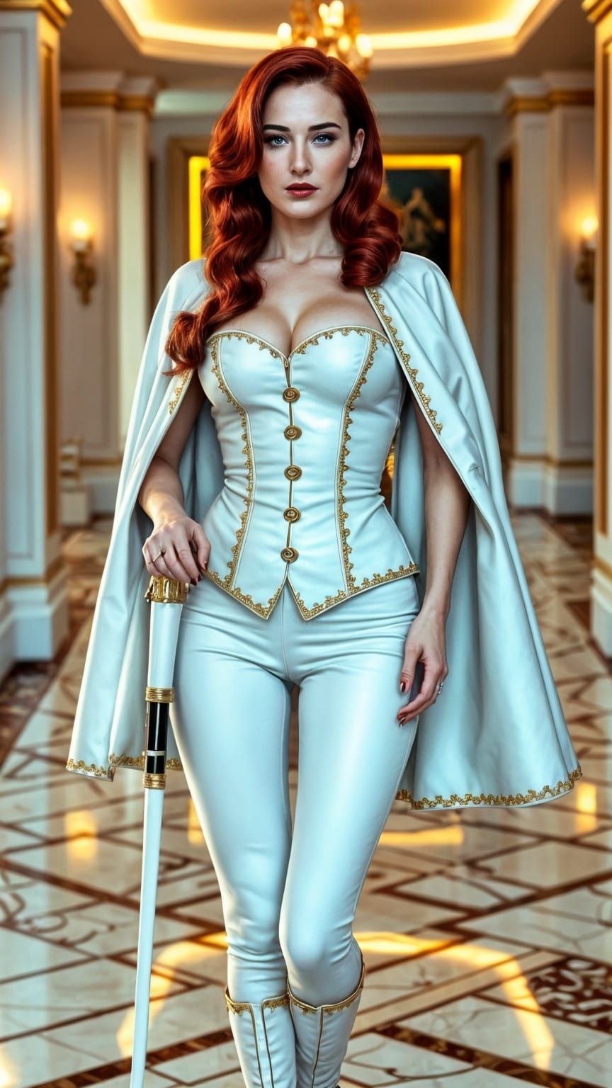 Adrienne Frost: Hyperrealistic Portrait of Aristocratic Eleg...