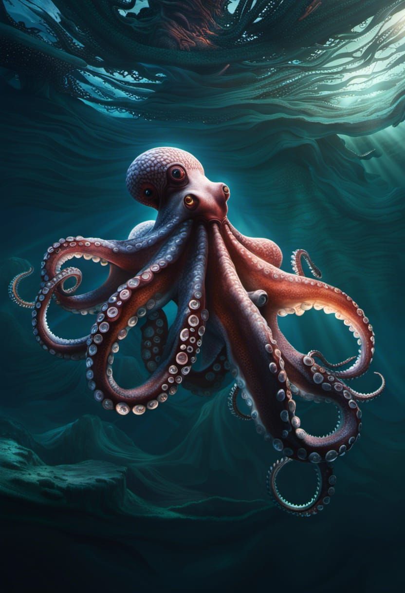 🐙 🦑 Pink Octopus🐙 🦑