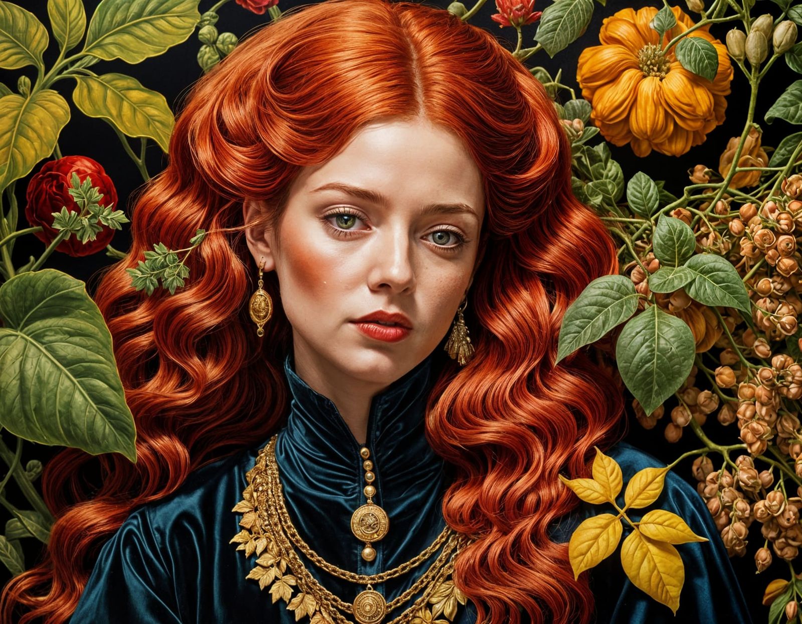 Ethereal Victorian Alchemist in Midnight Apothecary