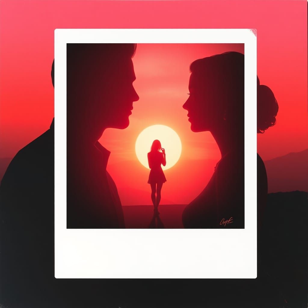 #130 silhouette polaroid