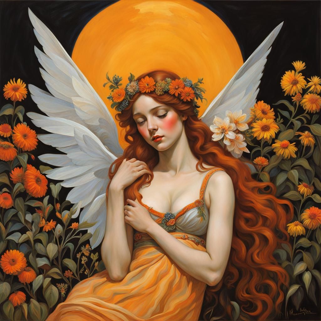 Bohemian Hippie Fairy Lovers Embrace