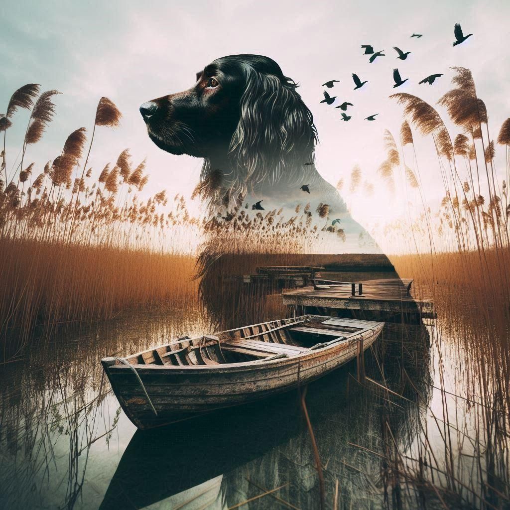 Painting and Charcoal Drawing Fusion